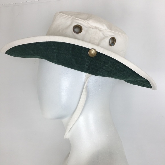 Tilley Hat Men’s Cotton Canvas Sun Hat Neutral Tan Safari Hiking Fishing Camping - Picture 13 of 13